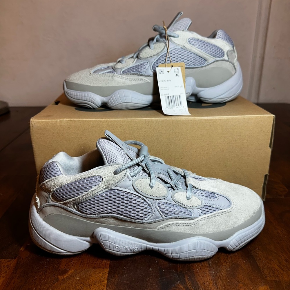 Adidas Yeezy 500 Stone Salt Mens Size 10.5 Brand New In Box